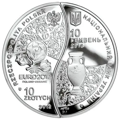 10 злотых 2012, чемпионат Европы [Польша] Proof