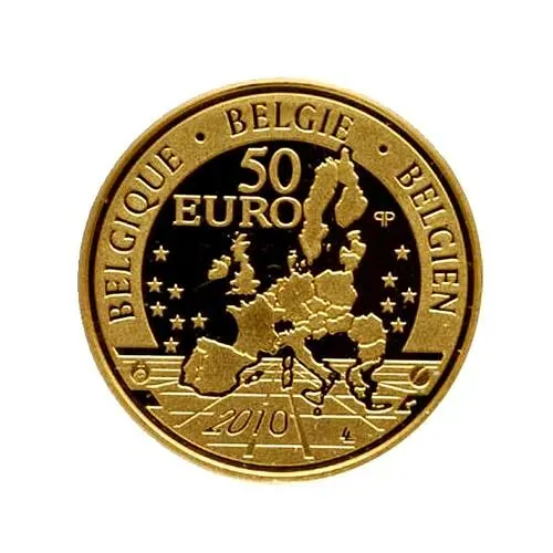 50 евро 2010, музей Африки [Бельгия] Proof