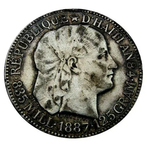50 сантимов 1887 [Гаити]