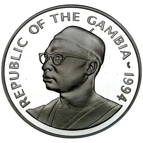 20 даласи 1994, футбол [Гамбия] Proof