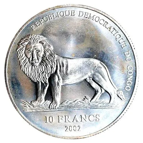 10 франков 2002, Верни Ловетт Кэмерон [Демократическая Республика Конго]