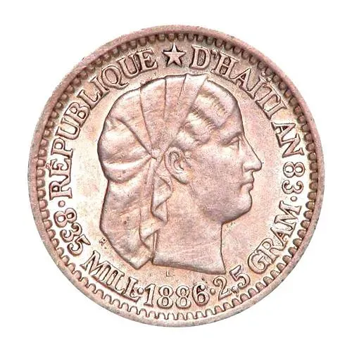 10 сантимов 1886 [Гаити]