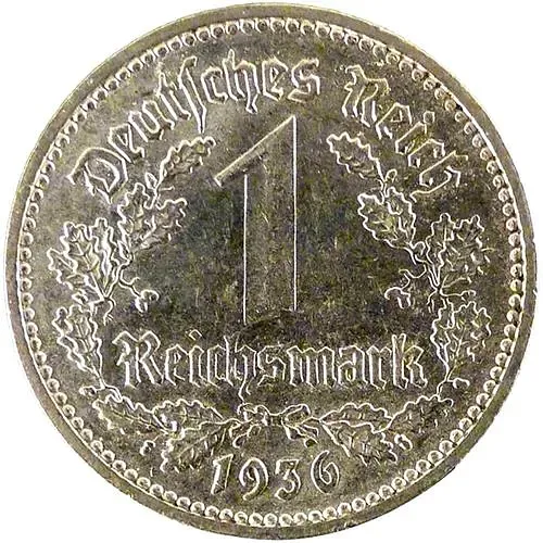 1 Reichsmark 1936 [Germany / Third Reich]
