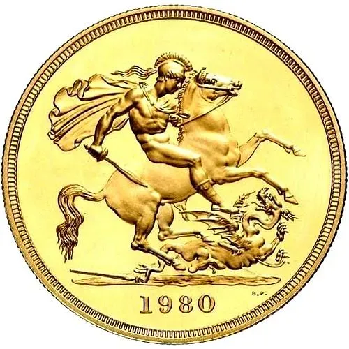 5 фунтов 1980 [Великобритания] Proof