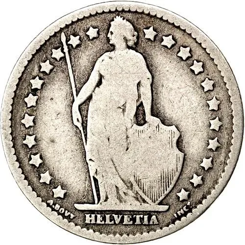 1 франк 1877 [Швейцария]