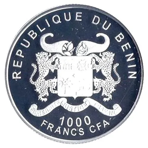 1000 франков 2012, Сфинкс [Бенин] Proof