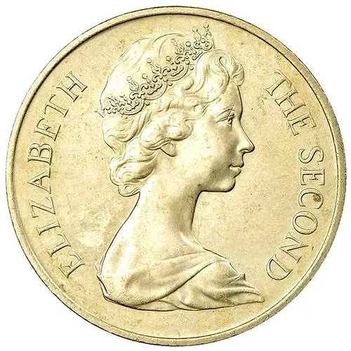 1 крона 1970, Мэнская кошка [Остров Мэн]