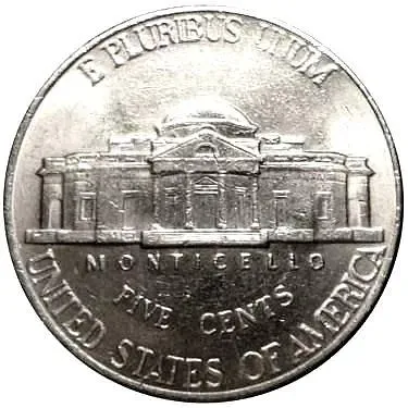 5 центов 2001, P, Томас Джефферсон [США]