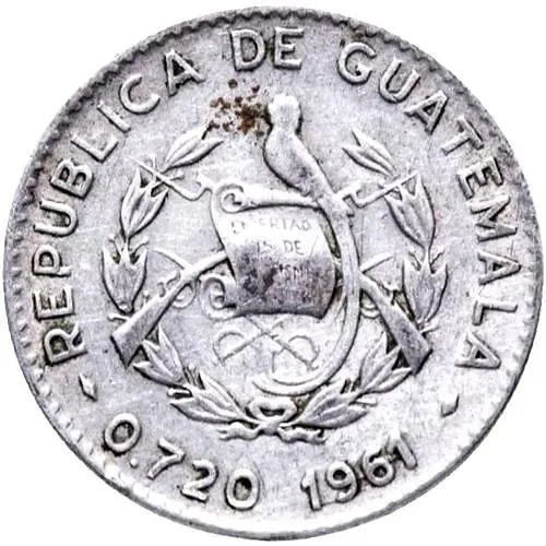 5 сентаво 1961 [Гватемала]