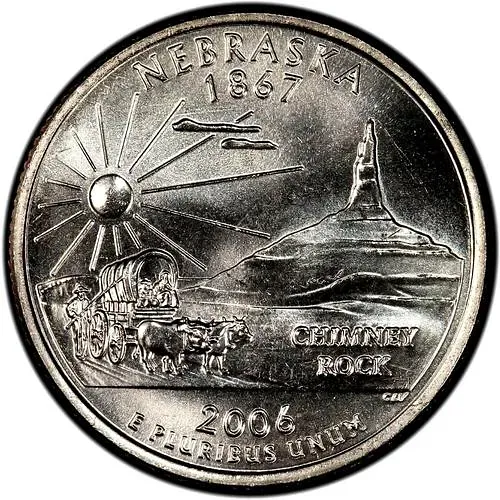 25 центов 2006, D, Небраска [США]