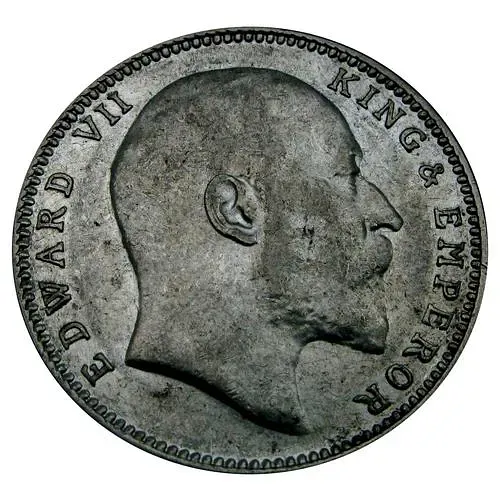 1 рупия 1906, B, знак монетного двора: "B" - Бомбей [Индия / Британская Индия]