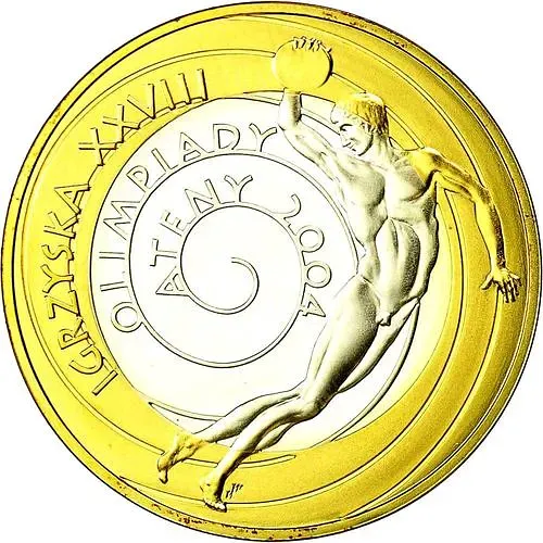 10 злотых 2004, дискобол [Польша]