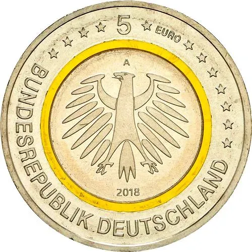 5 евро 2018, A, Субтропическая зона [Германия]
