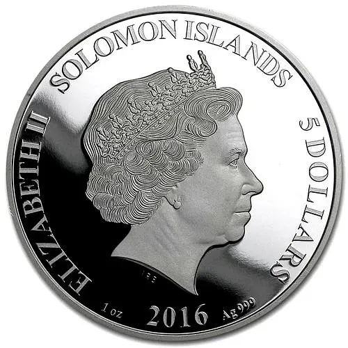 5 долларов 2016, Brexit Соломоновы Острова [Соломоновы Острова] Proof