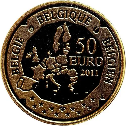 50 евро 2011, Огюст Пикар Бельгия [Бельгия] Proof