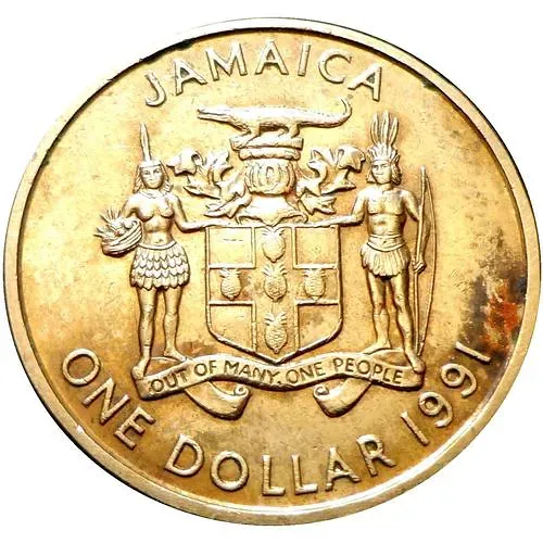 1 доллар 1991 [Ямайка]