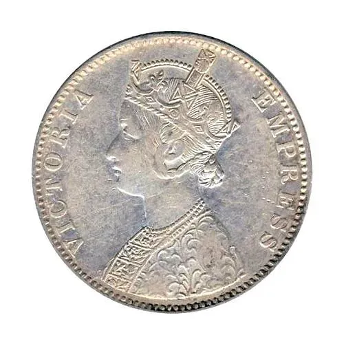 1 рупия 1892, B, знак монетного двора: "B" - Бомбей [Индия / Британская Индия]