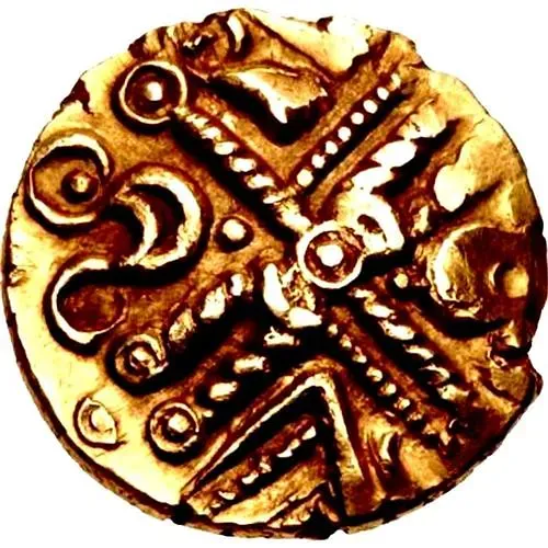 1/4 статера 75-30 до н. э., Атребаты [Кельтская Британия (Бритты)]