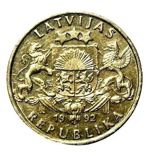 1 лат 1992 [Латвия]