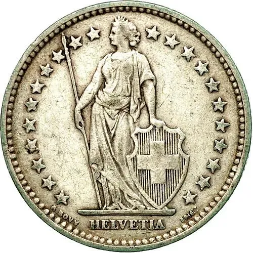 2 франка 1914 [Швейцария]