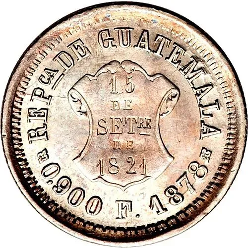 1 реал 1872-1878 [Гватемала]