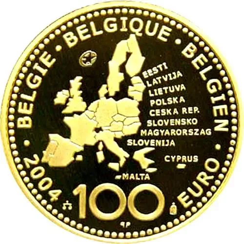 100 евро 2004, расширение ЕС [Бельгия] Proof