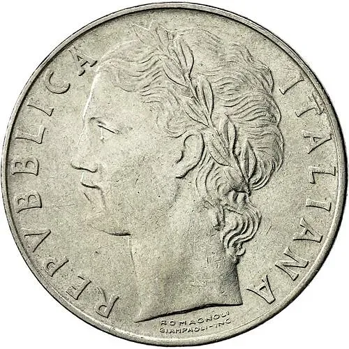 100 лир 1956 [Италия]