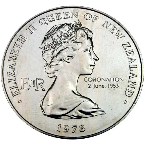 1 доллар 1978, 25 лет коронации Елизаветы II [Новая Зеландия]