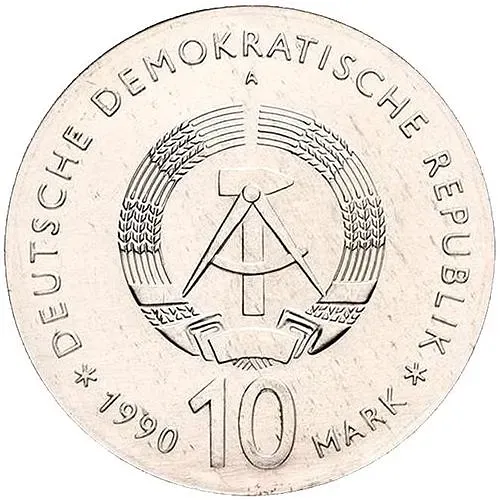 10 марок 1990, Фихте [Германия / ГДР]