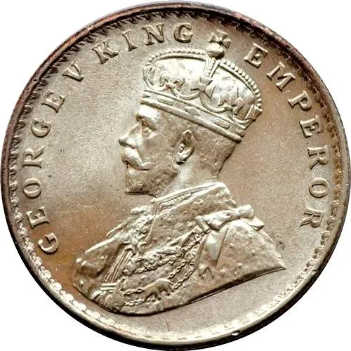 1 рупия 1919, без обозначения монетного двора [Индия / Британская Индия]