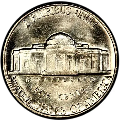 5 центов 1968, S, Томас Джефферсон [США]