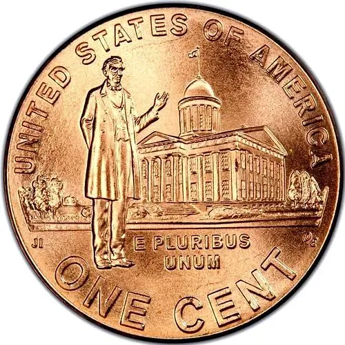 1 цент 2009, Линкольн у Капитолия [США]