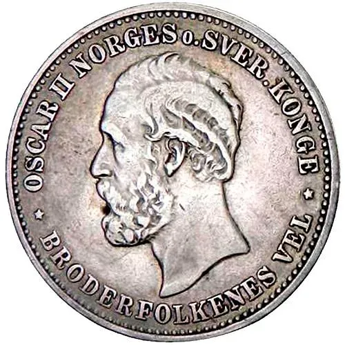 2 кроны 1887 [Норвегия]
