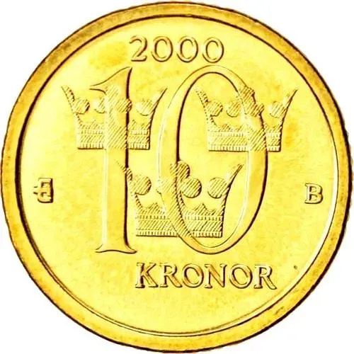 10 Kronor 2000, B, Regular Strike Sweden [Sweden]