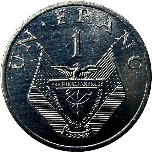 1 франк 1985 [Руанда]