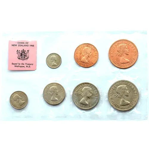 Набор Монет "Новая Зеландия" 1965