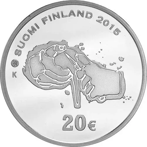 20 евро 2015, Вирккала [Финляндия] Proof