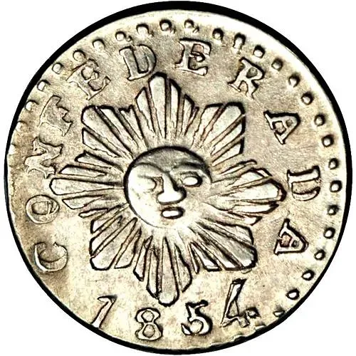 1/2 реала 1854 [Аргентина / Провинции Аргентины]