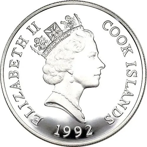 50 долларов 1992, Вымирающие виды - Бабочка вице-король [Острова Кука]