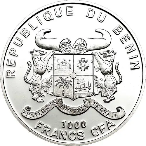 1000 франков 2011, Байкал [Бенин]