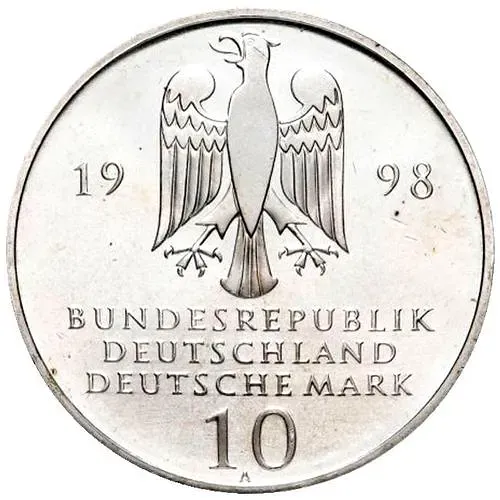10 марок 1998, A, фонд Франке [Германия]