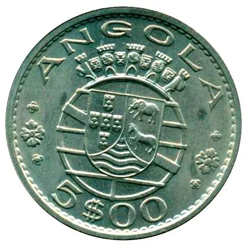 5 эскудо 1974 [Ангола]