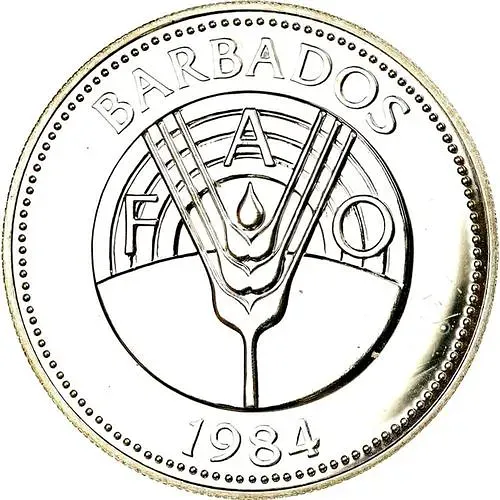 50 Dollars 1984, FAO [Barbados]