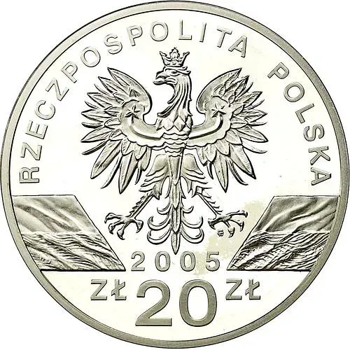 20 Zlotych 2005, Eagle Owl [Poland]