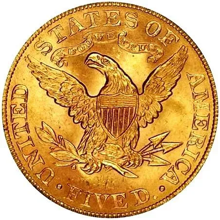 5 долларов 1898, голова Свободы [США]