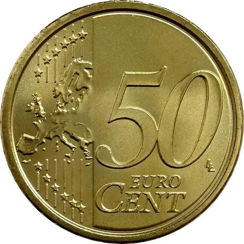 50 евро центов 2013, регулярный чекан Ватикана (Бенедикт XVI) [Ватикан]