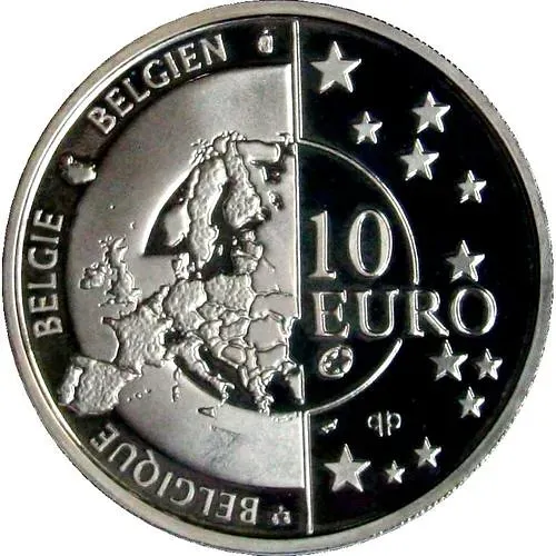 10 евро 2005, 60 лет мира [Бельгия] Proof