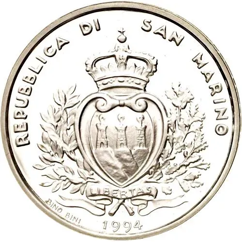 1000 лир 1994, Лиллехаммер [Сан-Марино] Proof