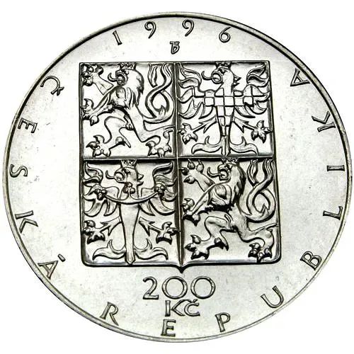 200 крон 1996, 100 лет Чешской филармонии [Чехия]