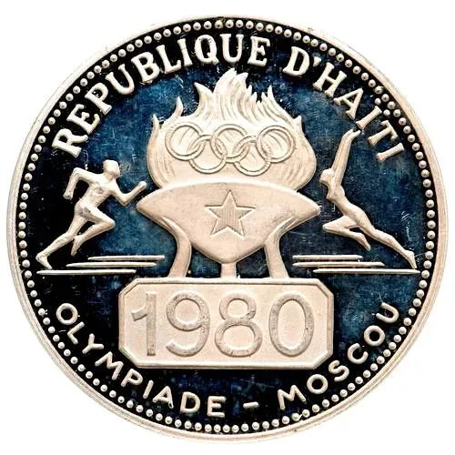 50 гурдов 1977, XXII летние Олимпийские Игры, Москва 1980 [Гаити]
